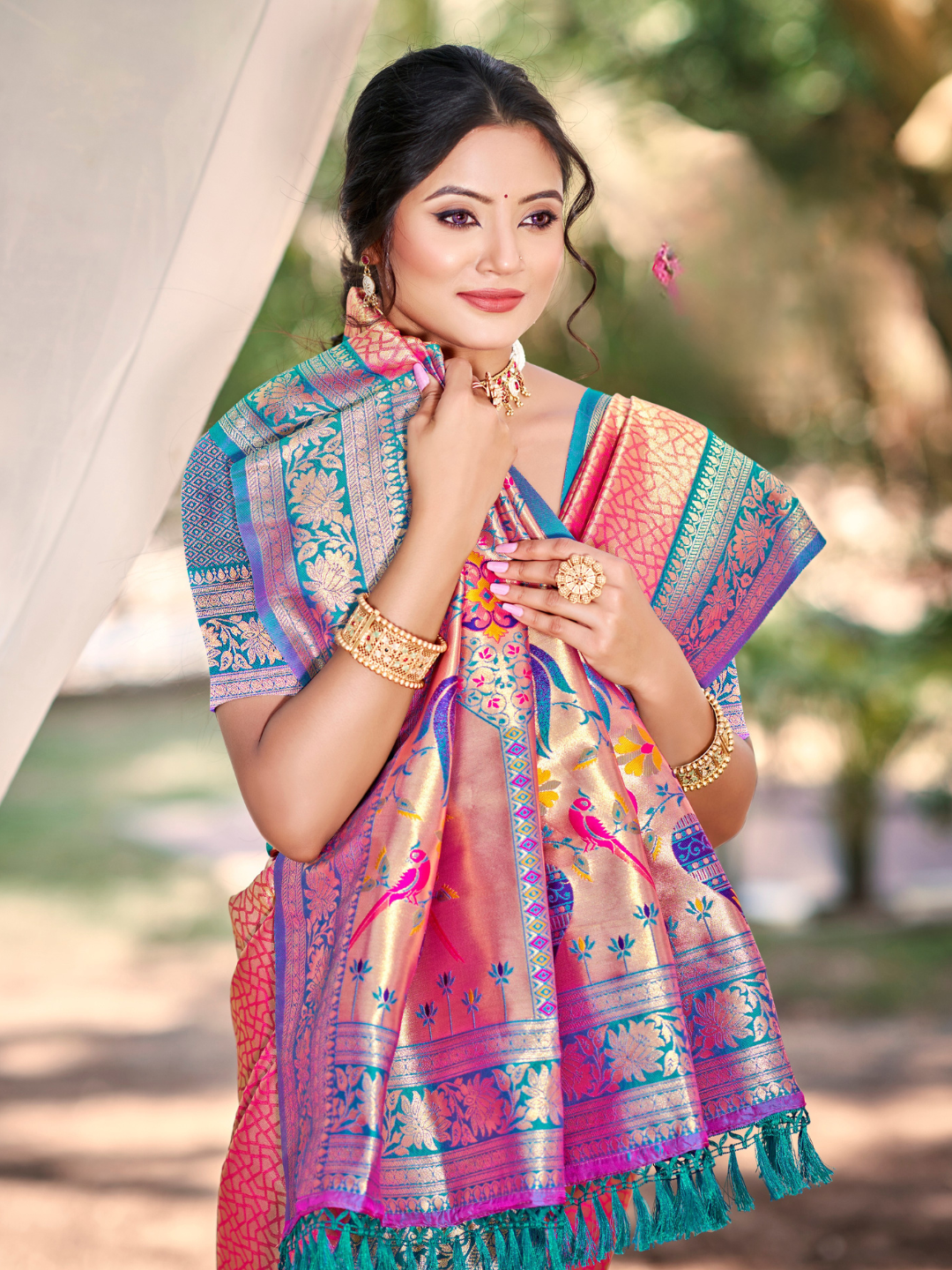 Timeless Elegance in Pure Kanjivaram Silk Saree